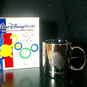 Vintage Walt Disney World Chrome Mug